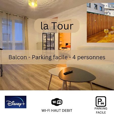 La Tour - Tout Confort - Hypercentre - Balcon #Sirdest 프랑콩빌 외부 사진